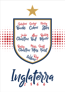 Nome do produto POSTER CAMPEÕES INGLATERRA