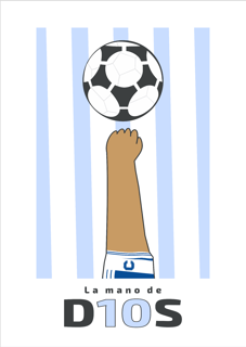 Nome do produto POSTER MARADONA D10S