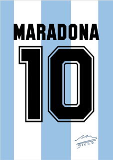 Nome do produto POSTER LEGEND MARADONA