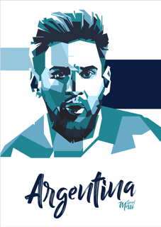 Nome do produto POSTER MESSI