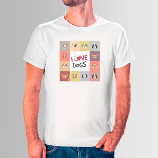 Nome do produto CAMISETA LOVE DOGS
