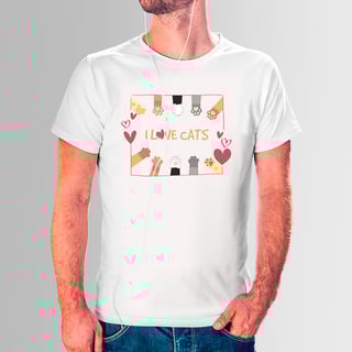 Nome do produto CAMISETA LOVE CATS