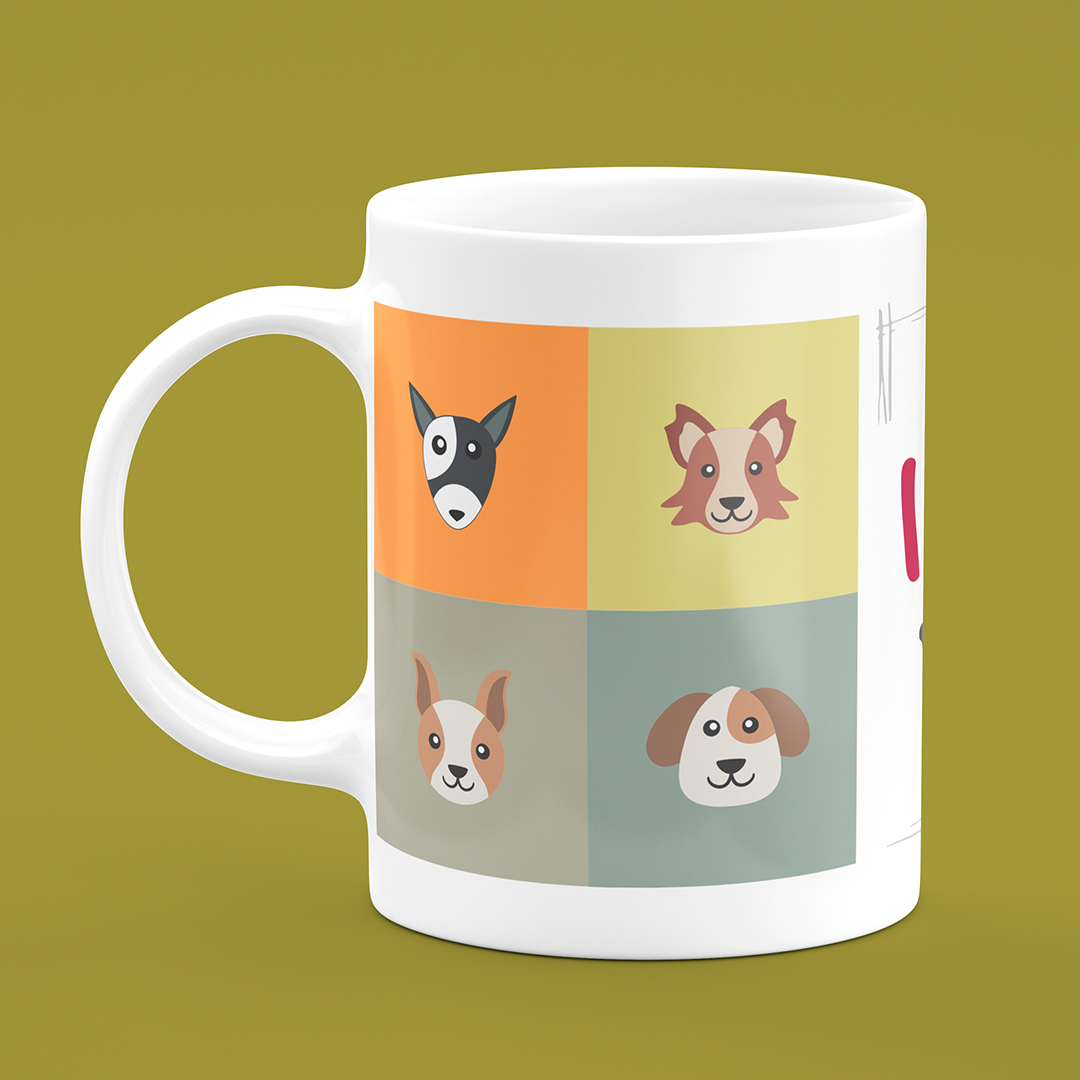Nome do produto: CANECA LOVE DOGS