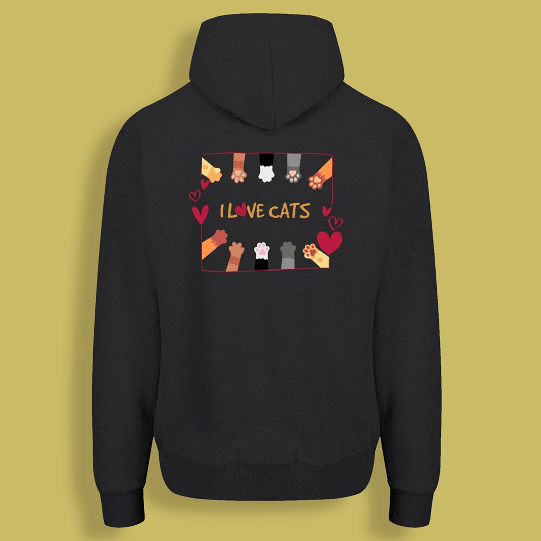 Nome do produto: MOLETOM LOVE CATS