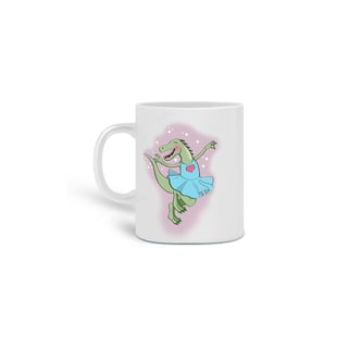 Caneca - Dino Bailarina 