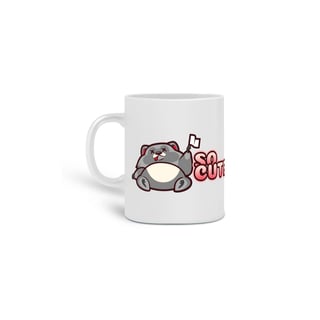 Caneca - So Cute - Tired Raccoon