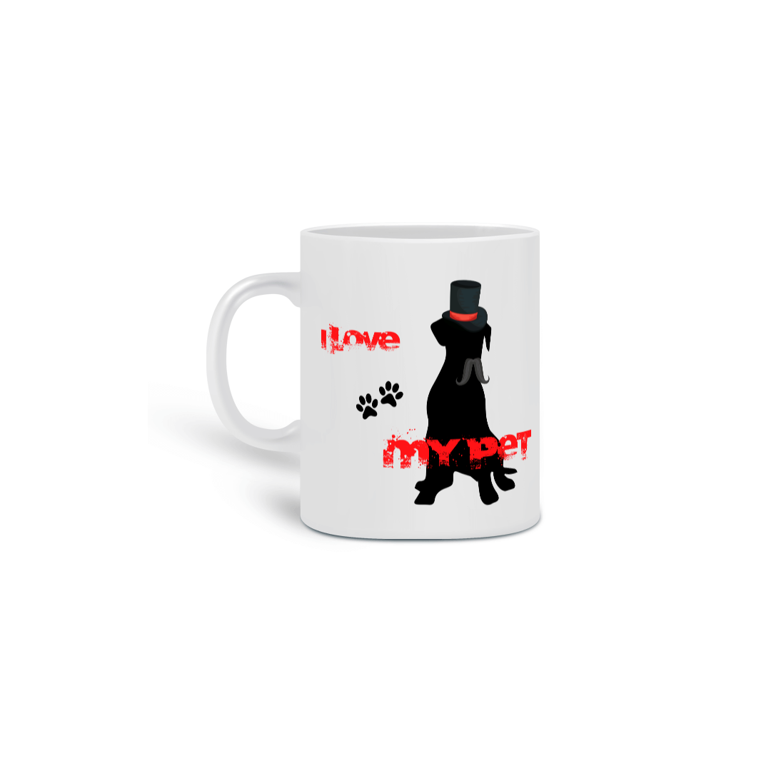 Caneca - I Love My Pet - Sr. Cachorro