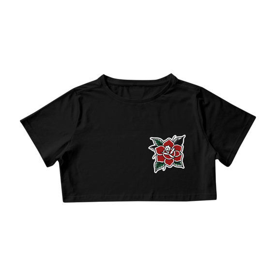 Cropped Rosa Old School