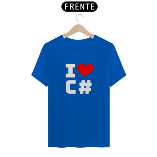 Nome do produto i love c# - preta