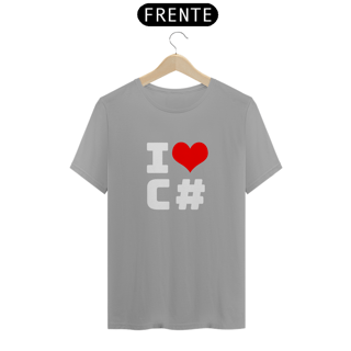 Nome do produto i love c# - preta