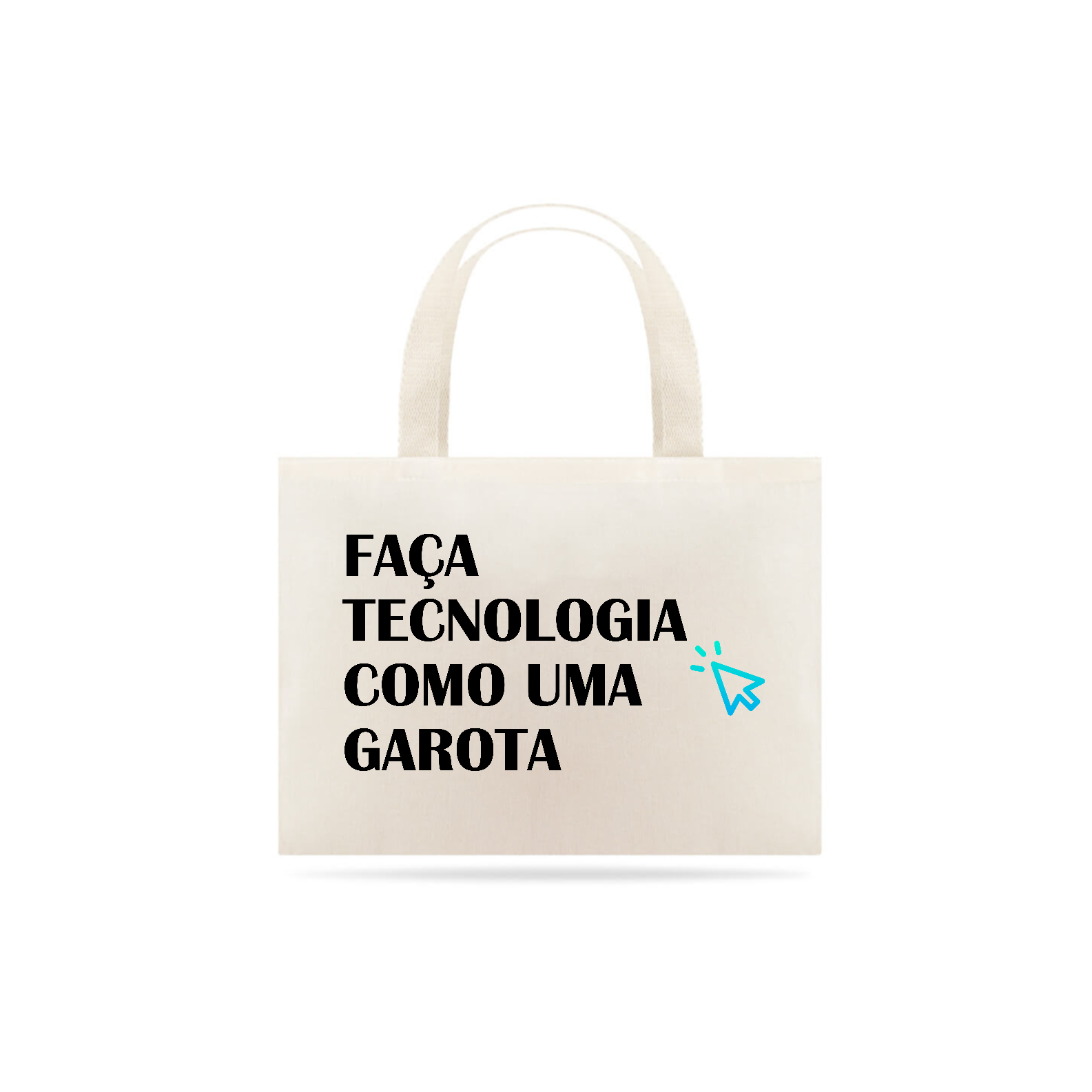 Eco bag - seta azul 