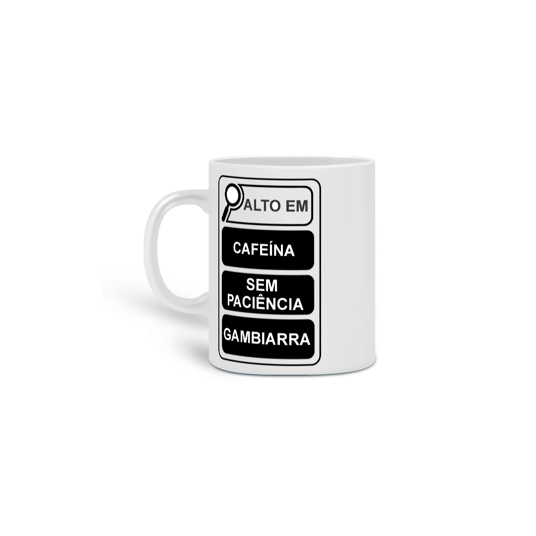 Caneca Alto em Cafeína