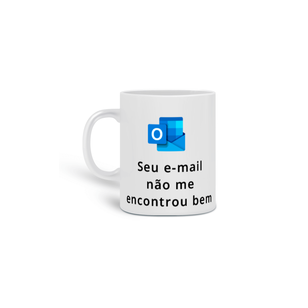 Caneca seu e-mail 