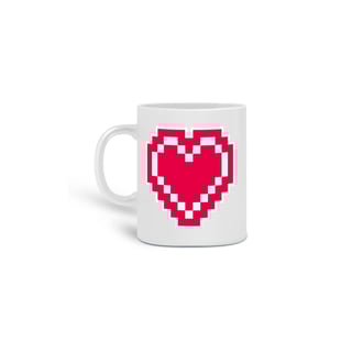 Nome do produto caneca coraçã logo rosa