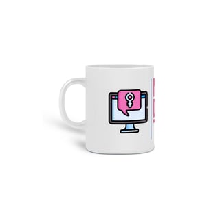 Caneca de TI - Logo Pink