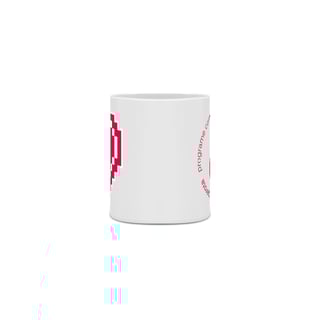 Nome do produto caneca coraçã logo rosa