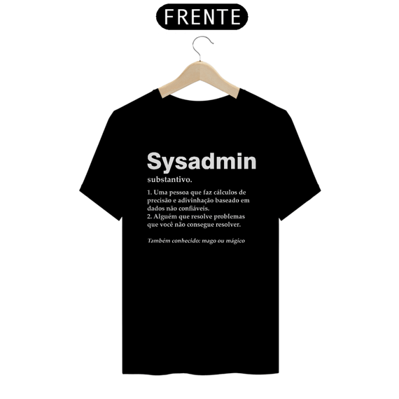 Significado sysadmin - preta