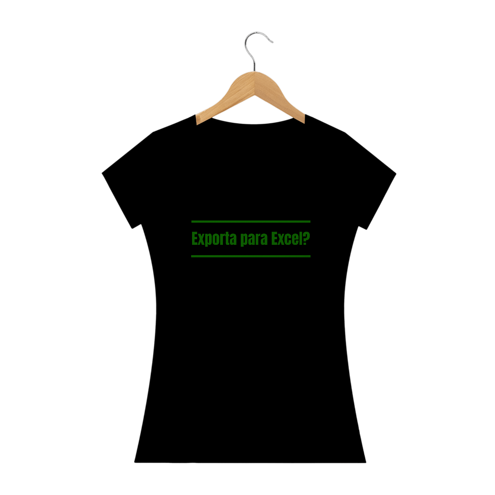 Camiseta Feminina - Exporta para Excel?