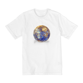 Nome do produto Camiseta Kids Planeta Mercúrio (2 a 8)