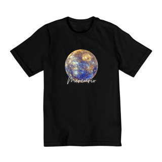 Nome do produto Camiseta Kids Planeta Mercúrio (2 a 8)
