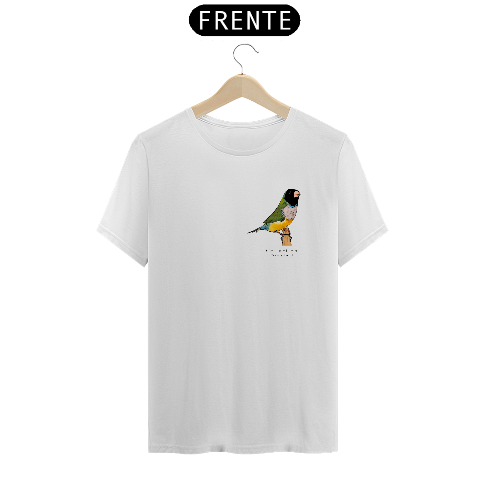 Tshirt Diamante Gould Verde CP/PB - Lateral