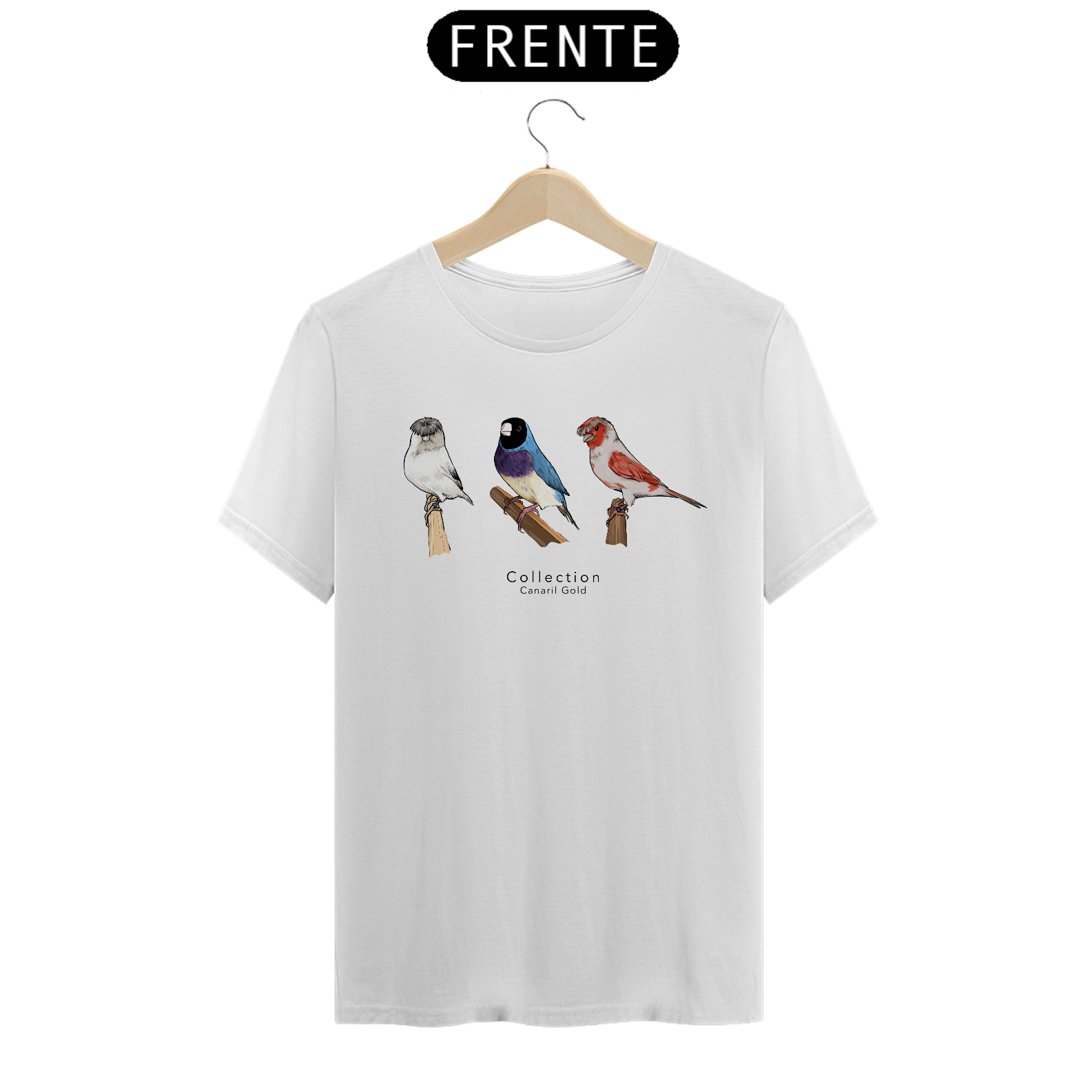 Tshirt Aves Diversas - Triplo