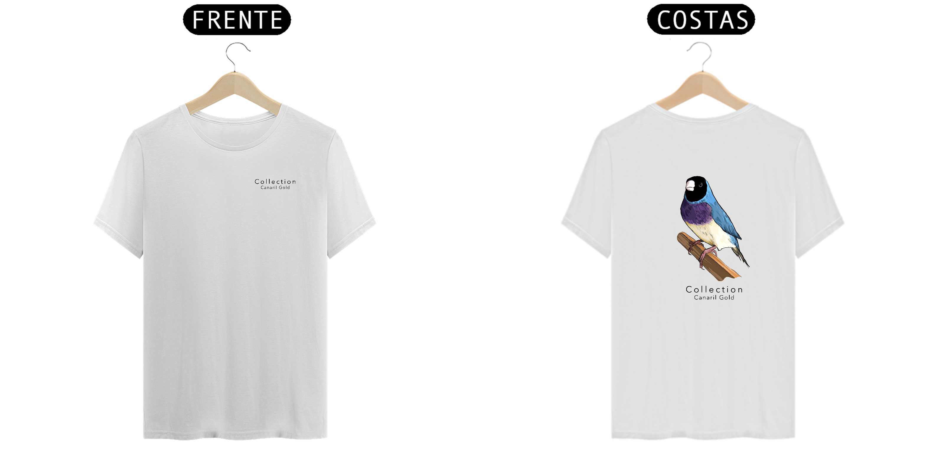 Tshirt Diamante Gould CP/PR - Linha Premium