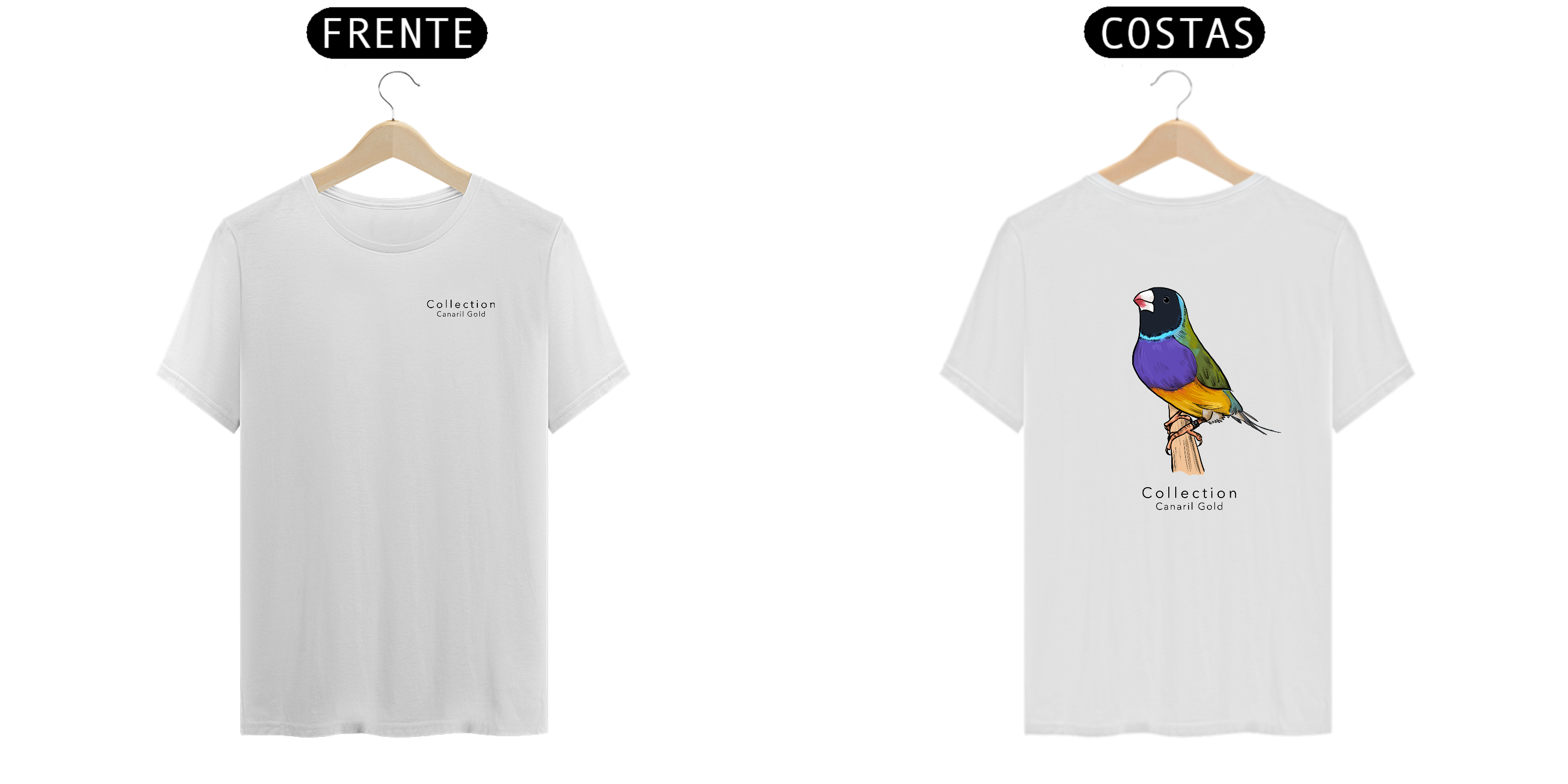 Tshirt Diamante Gould CP/PR - Linha Premium