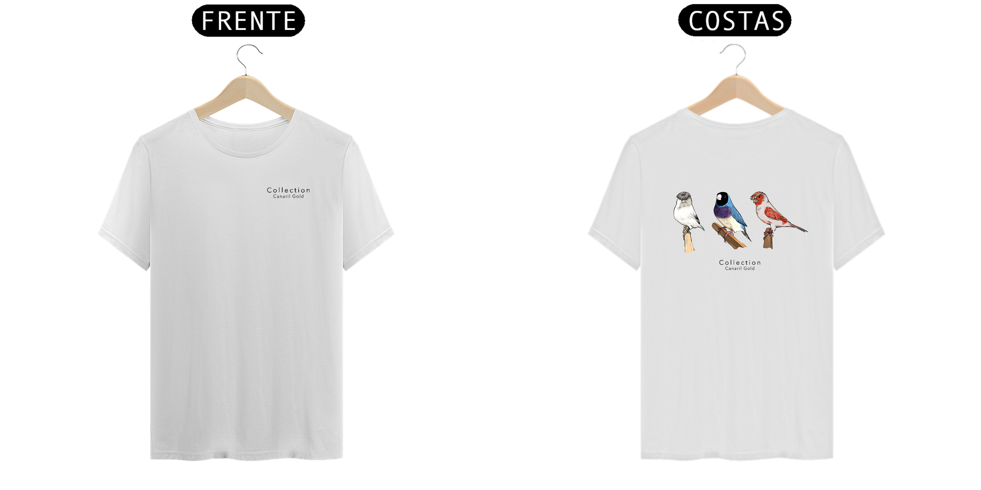 Tshirt Aves Diversas - Triplo - Linha Premium