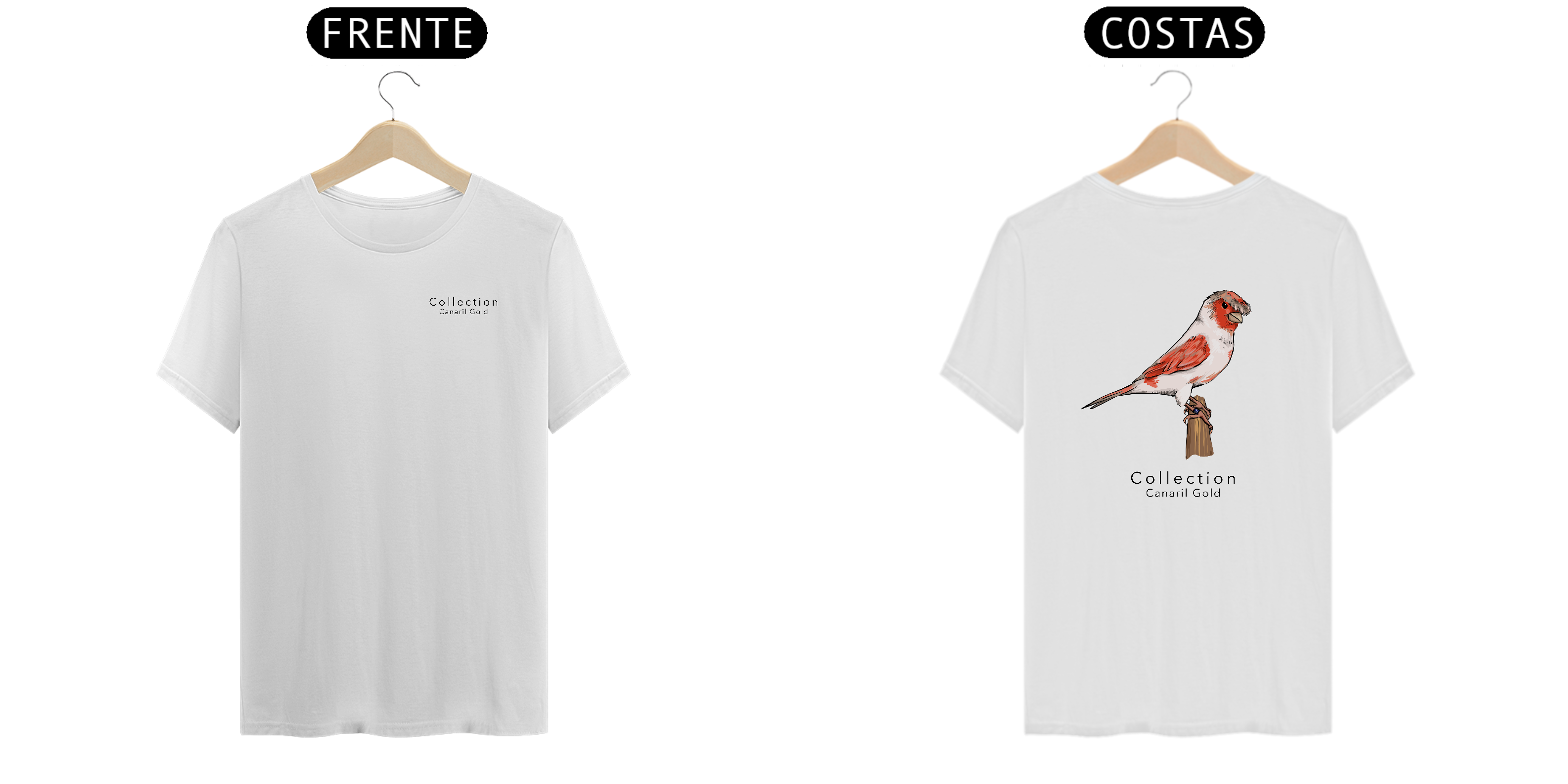 Tshirt Vermelho Mosaico Topete - Linha Premium