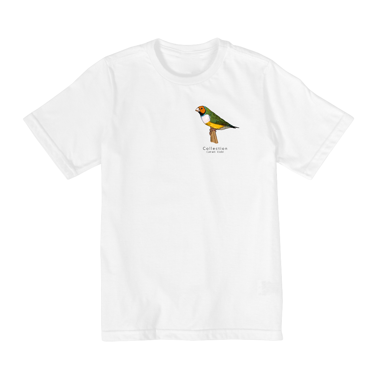  Tshirt Infantil Diamante Gould CL/PB - Lateral
