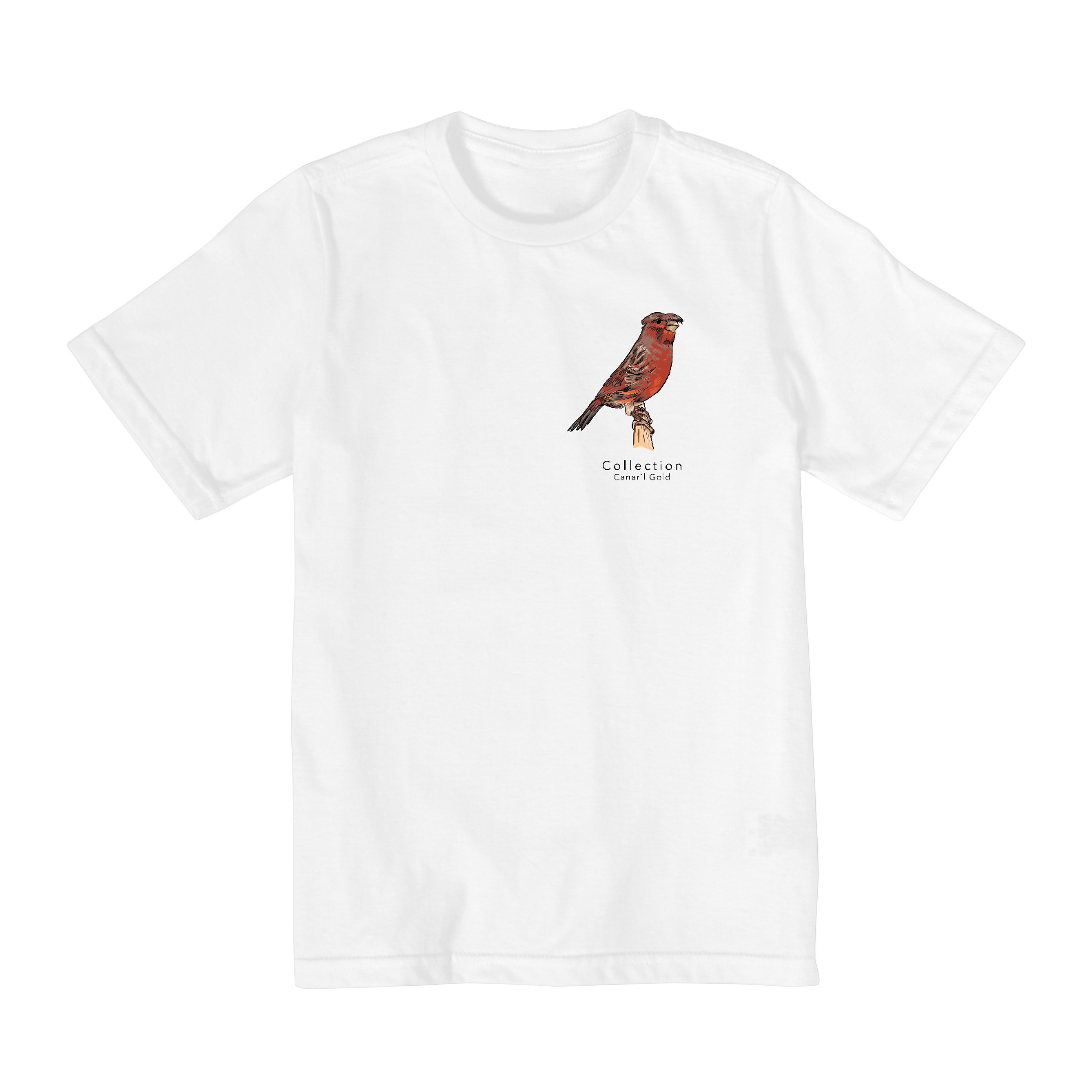 Tshirt Infantil Cobre topete - Lateral