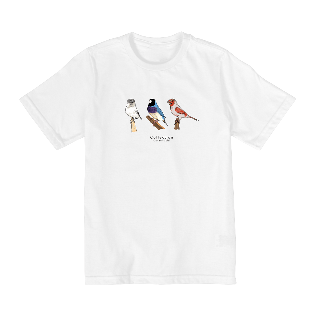 Nome do produto: Tshirt Infantil Aves Diversas - Triplo