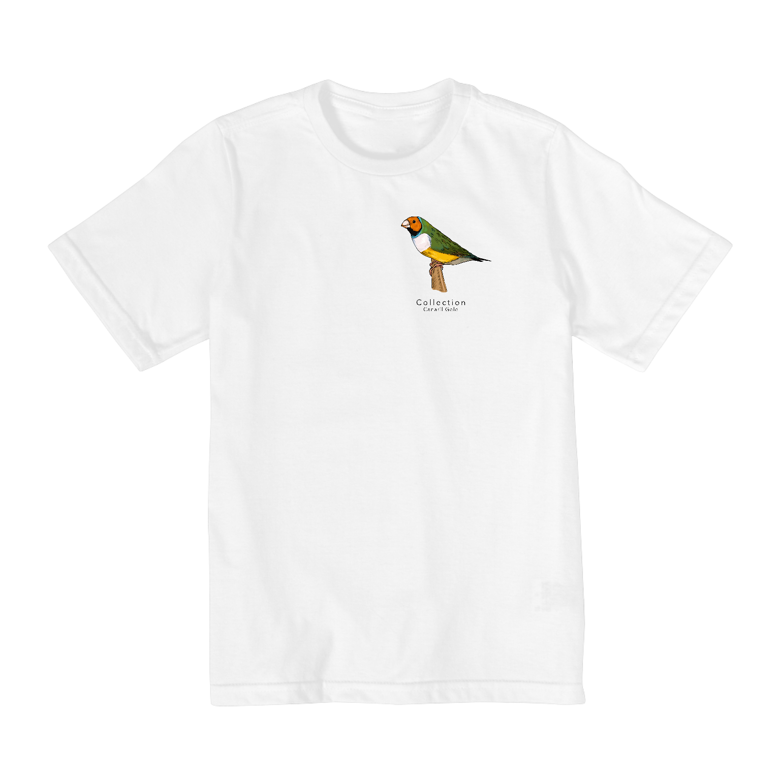 Tshirt Juvenil Diamante Gould CL/PB - Lateral