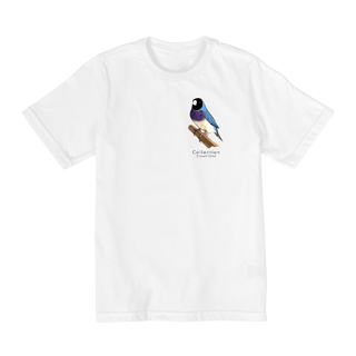 Tshirt Juvenil Diamante Gould CP/PR - Lateral