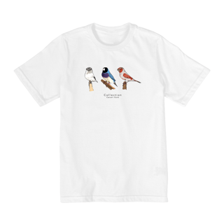 Tshirt Juvenil Aves Diversas - Triplo