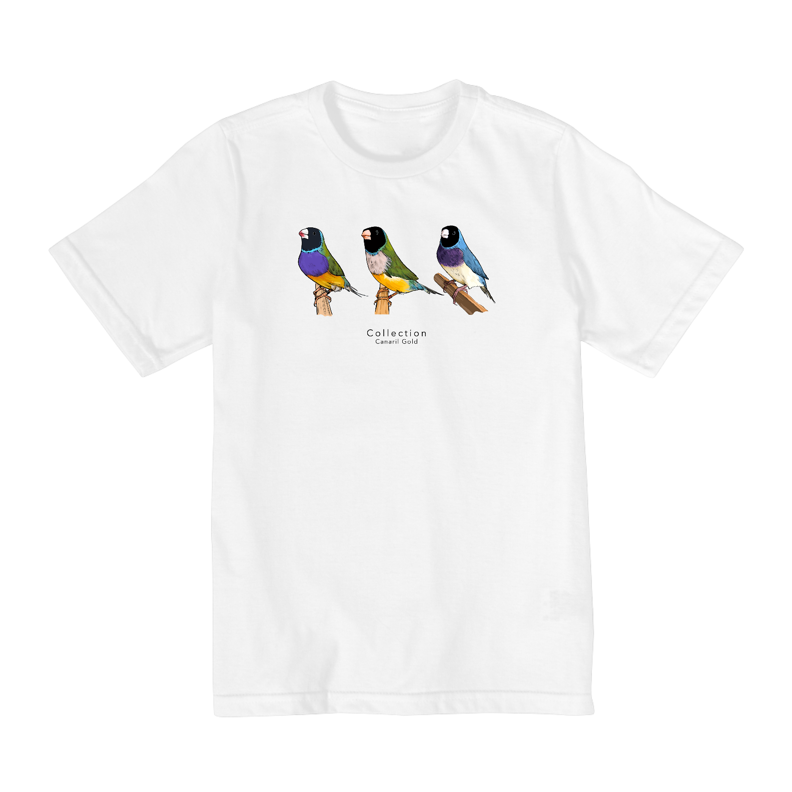 Tshirt Juvenil Diamante Gould - CP triplo
