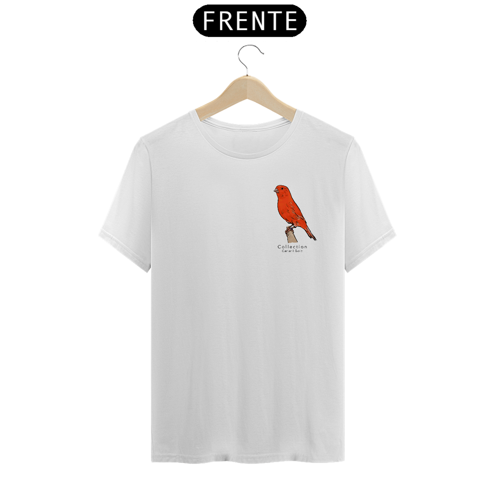 Tshirt Vermelho Intenso - Lateral