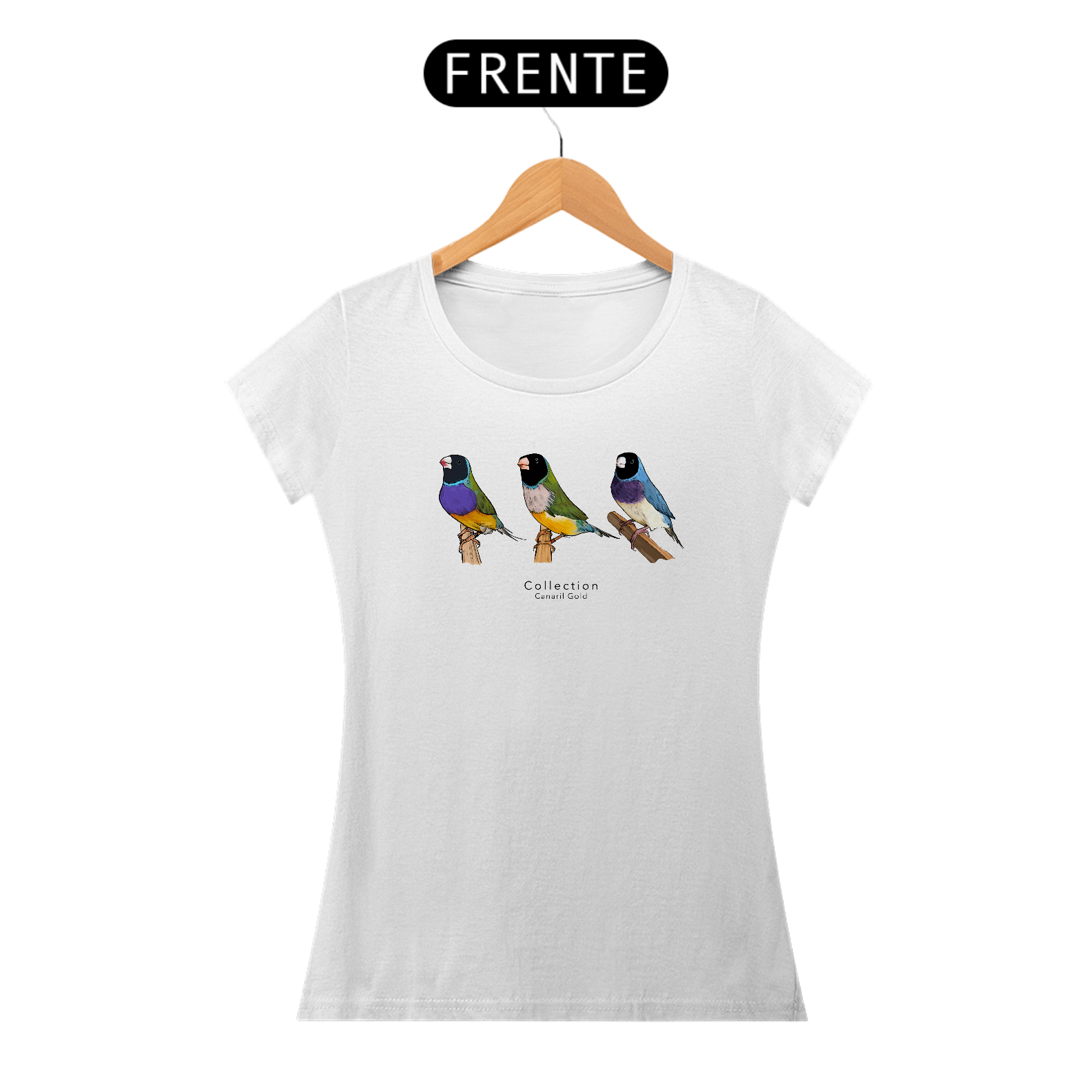 Tshirt Feminina - Diamante Gould CP - triplo