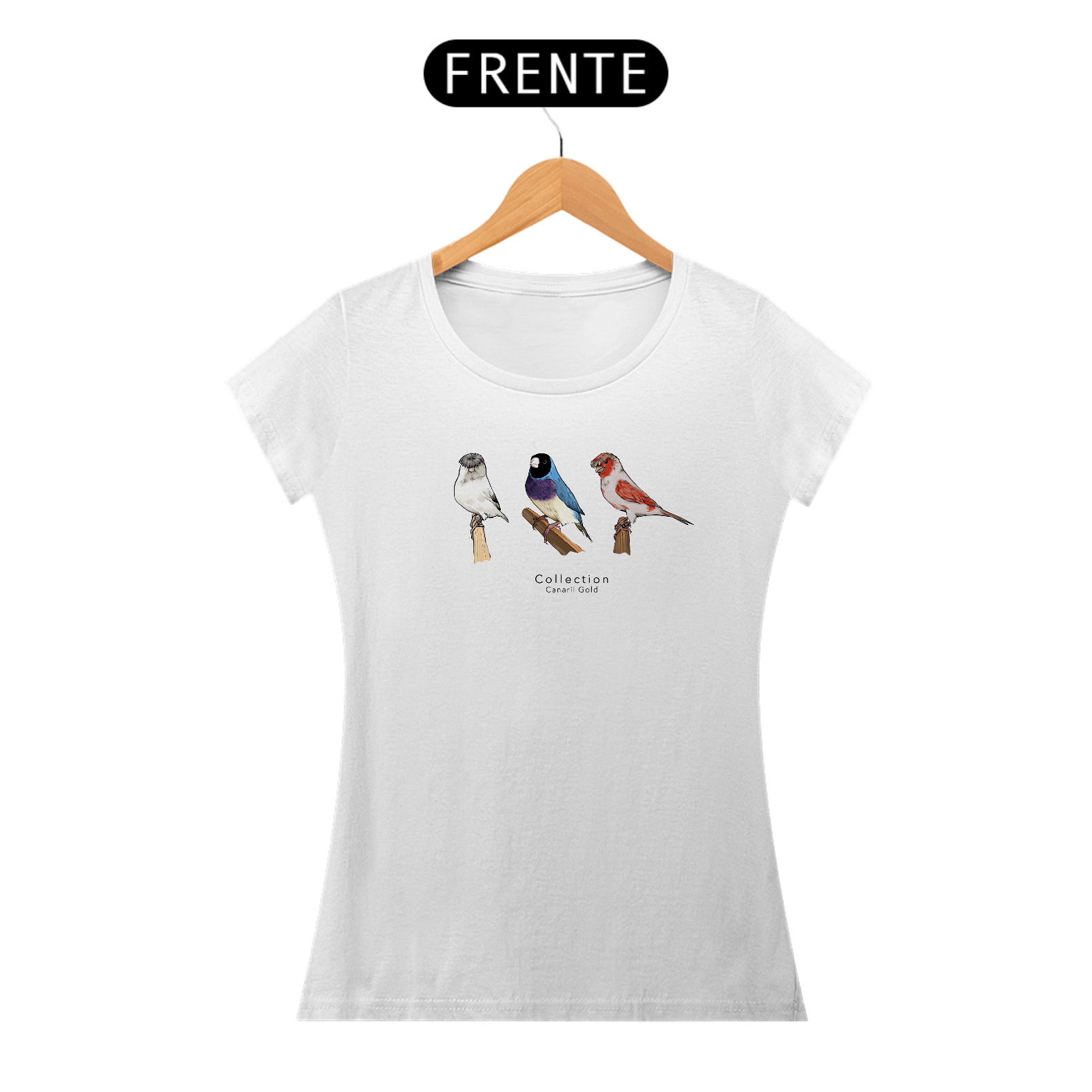 Tshirt Feminina - Aves Diversas