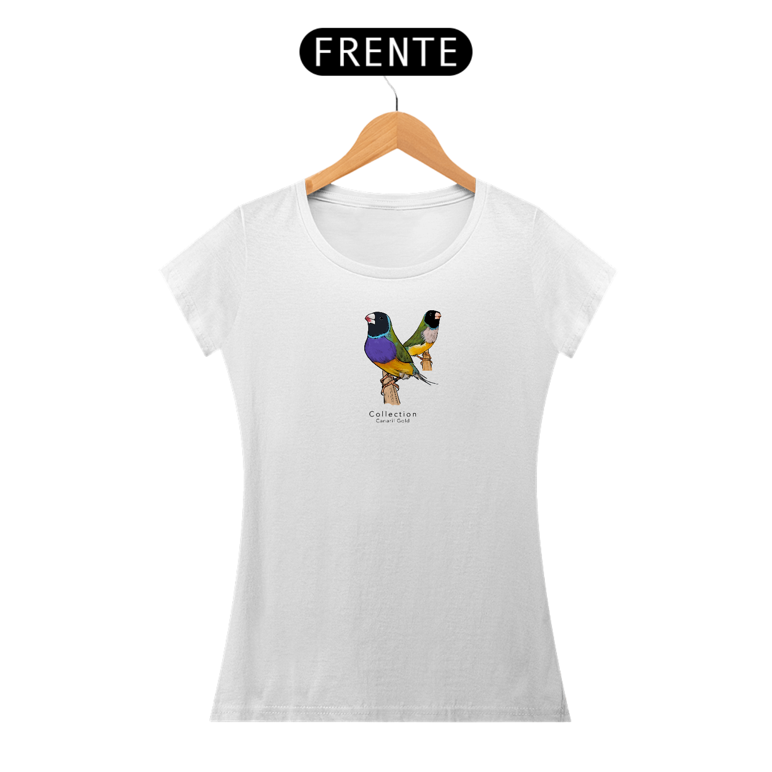 Tshirt Feminina - Diamante Gould CP - Duplo