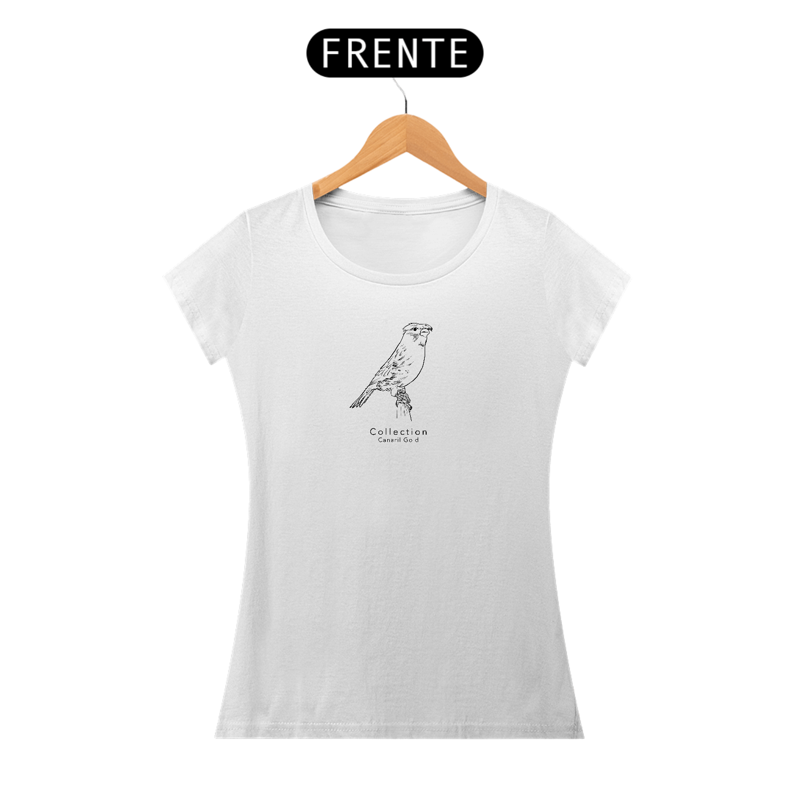 Tshirt Feminina - Cobre topete - Contorno