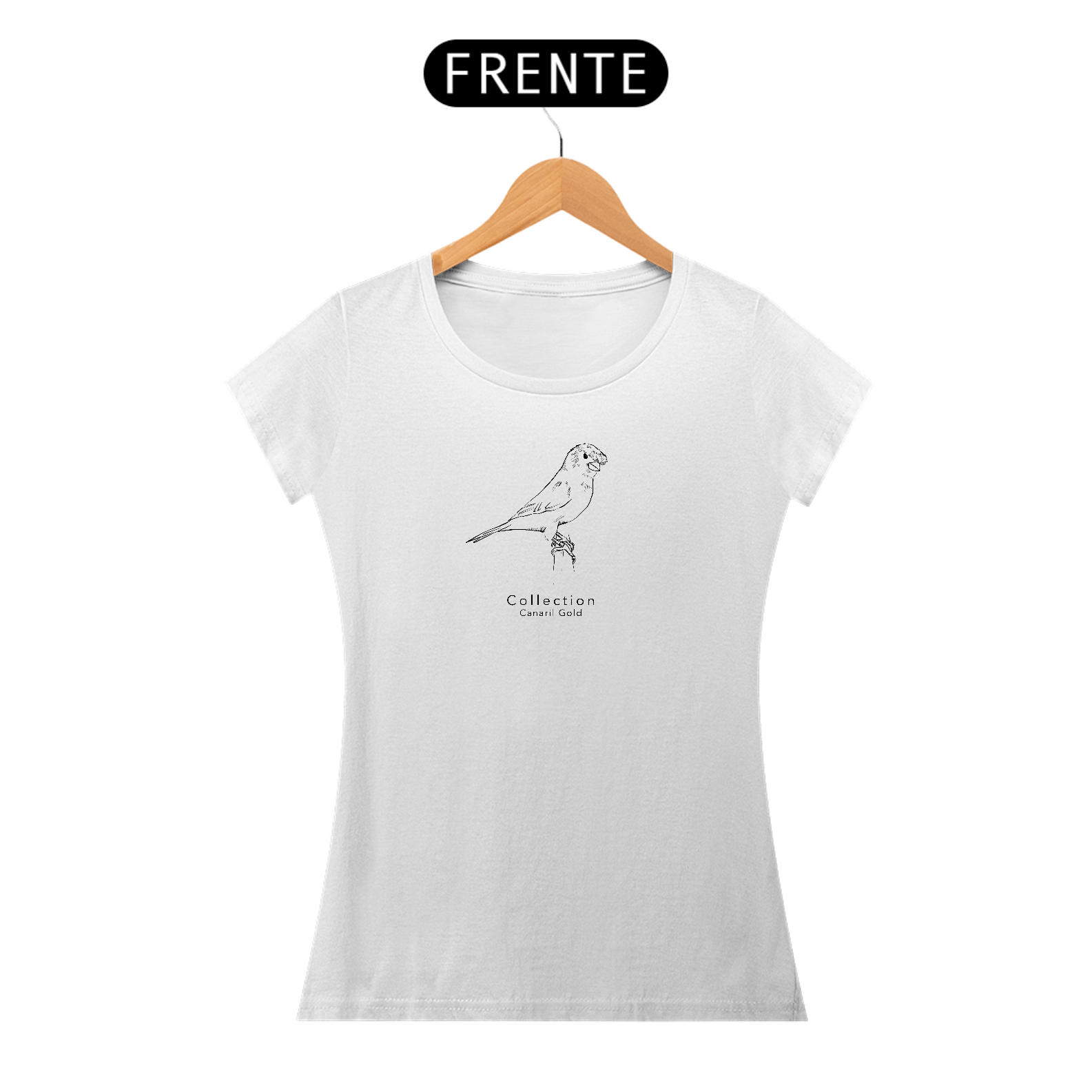 Tshirt Feminina - Vermelho Mosaico - Contorno