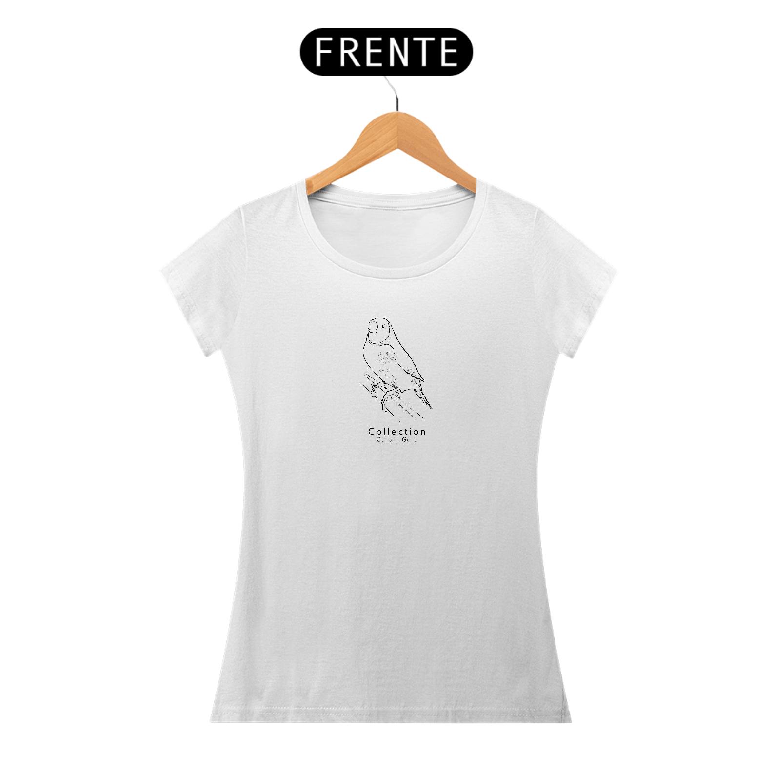Tshirt Feminina - Diamante Gould CP/PR - Contorno
