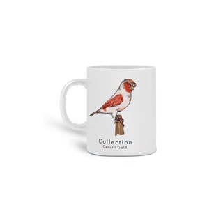 Caneca Vermelho Mosaico Topete