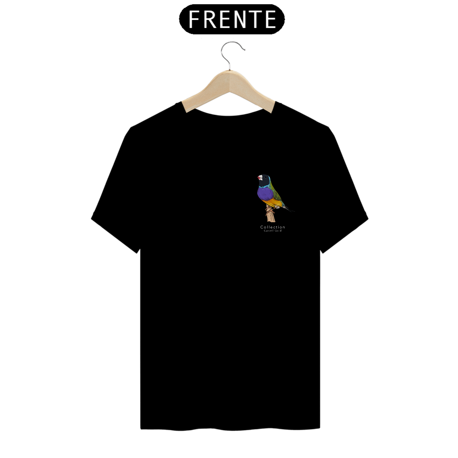 Tshirt Diamante Gould Verde CP/PR - Lateral