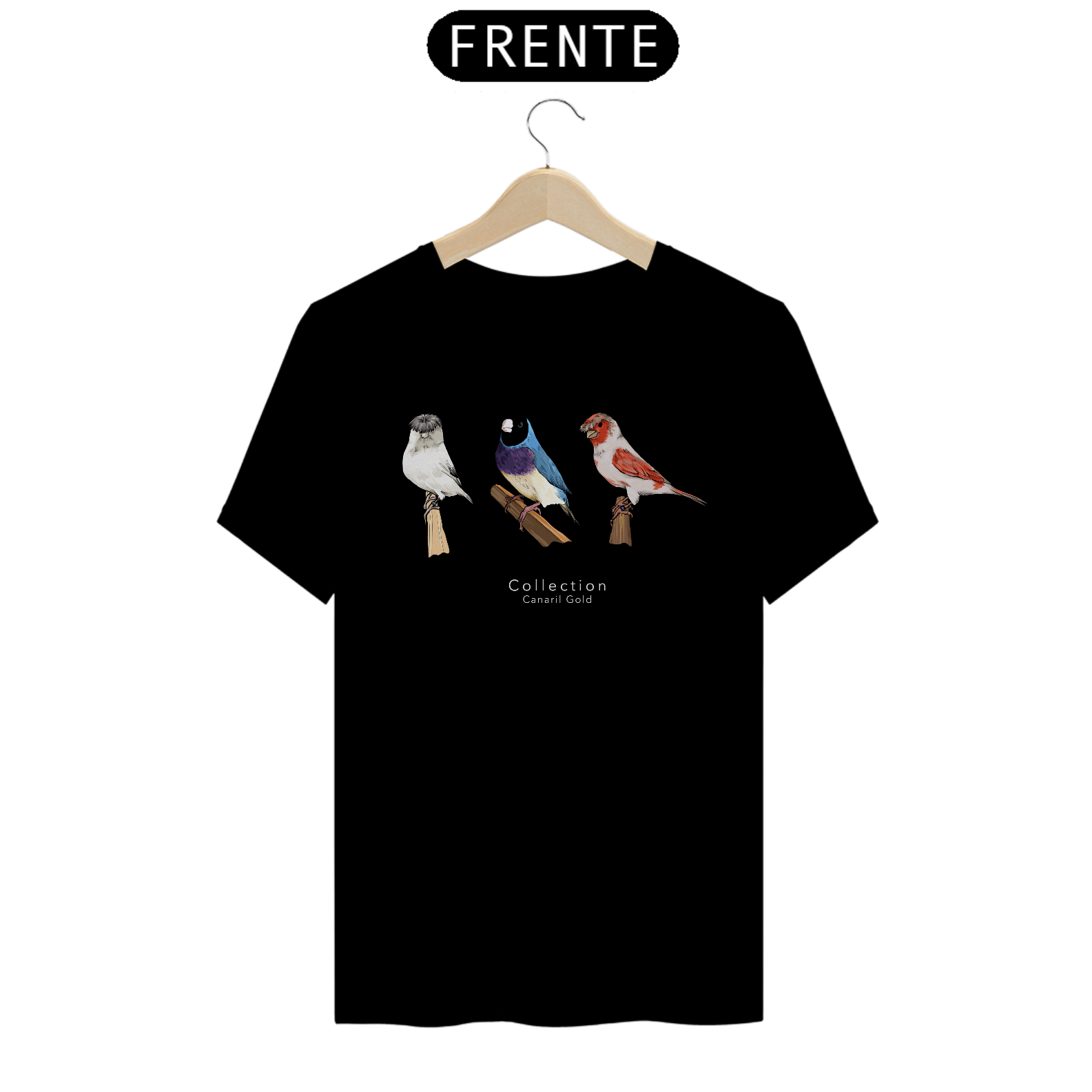 Tshirt Aves Diversas - Triplo