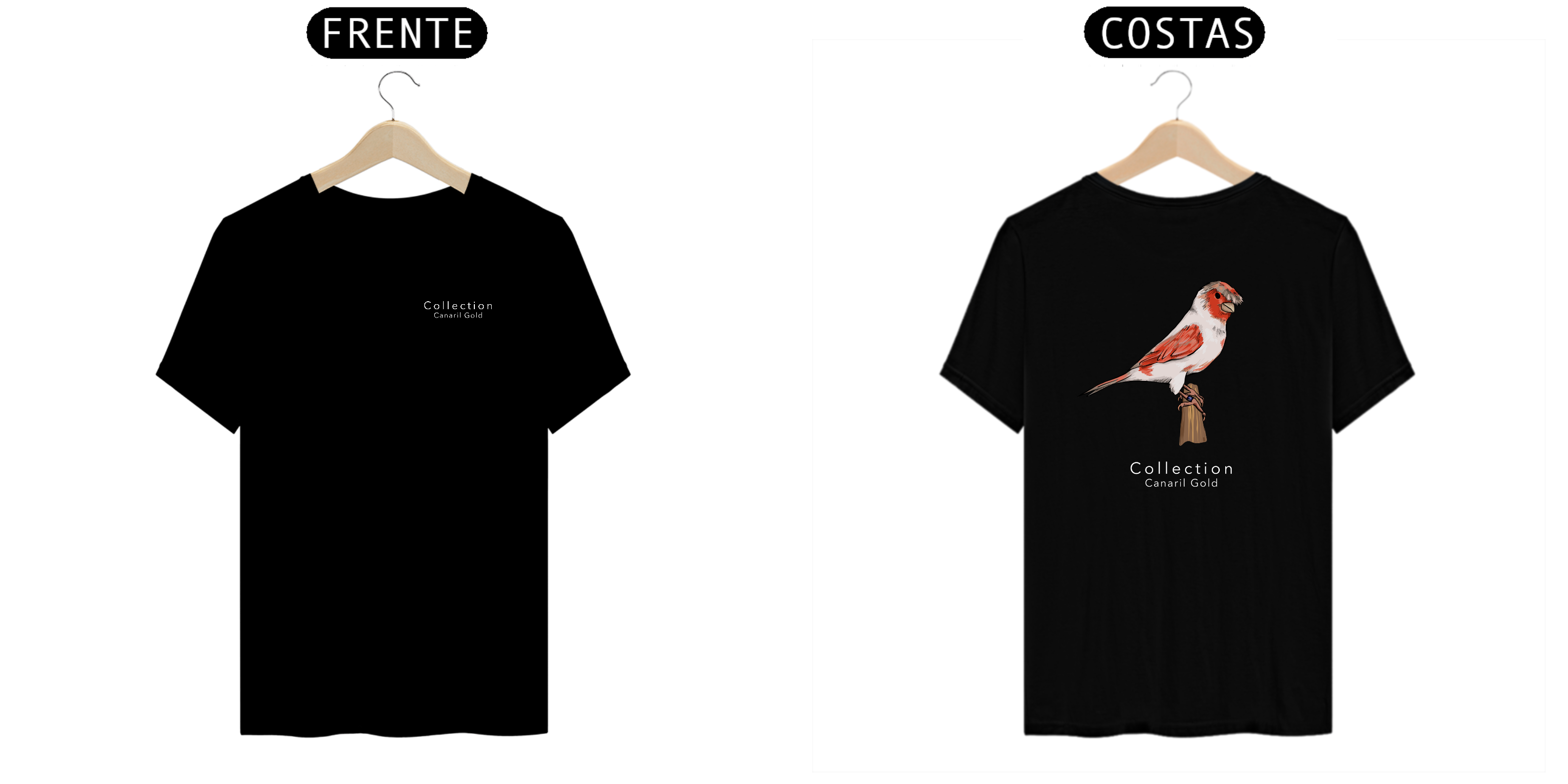 Tshirt Vermelho Mosaico Topete - Linha Premium