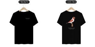 Tshirt Vermelho Mosaico Topete - Linha Premium