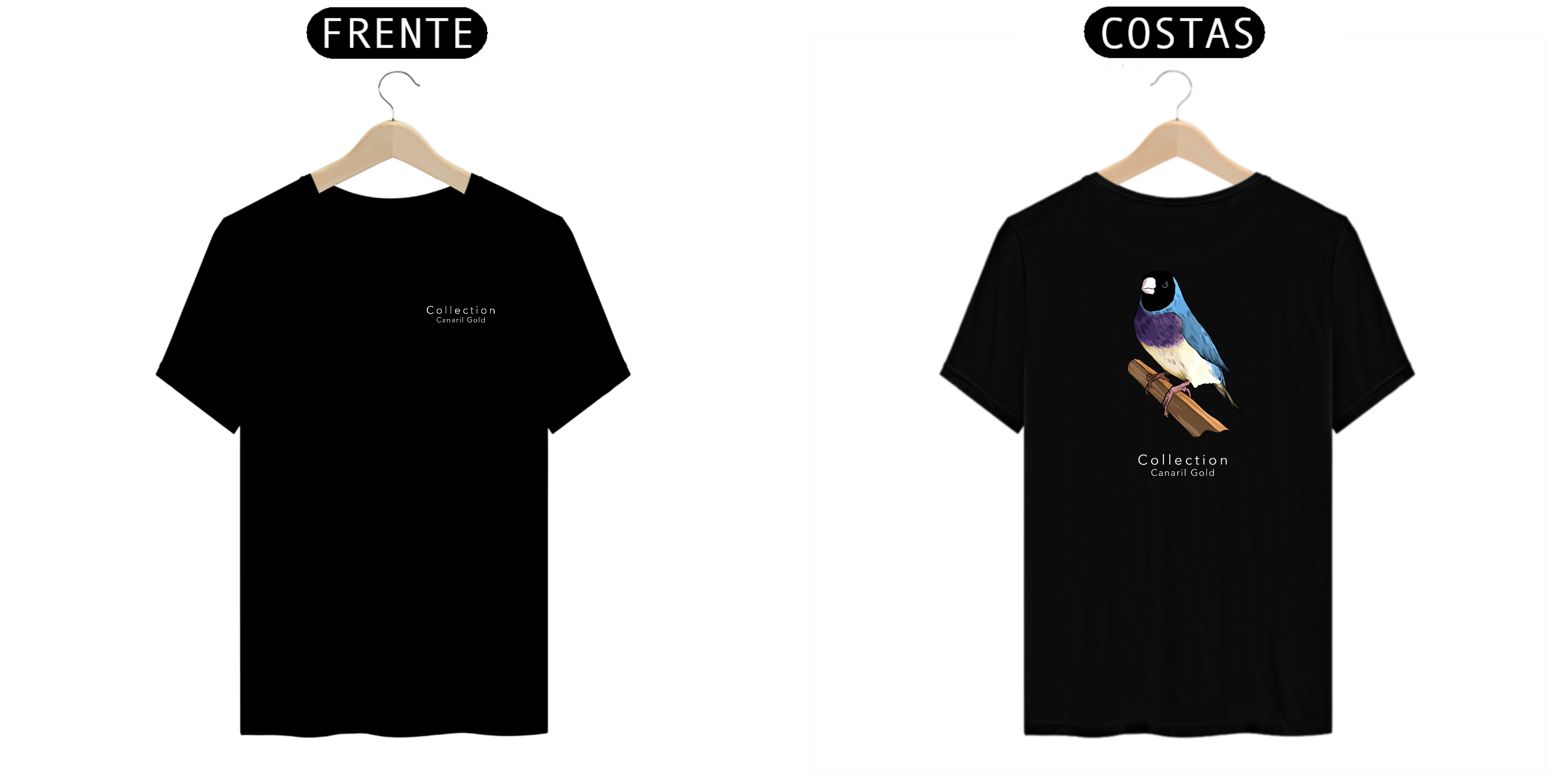 Tshirt Diamante Gould CP/PR - Linha Premium